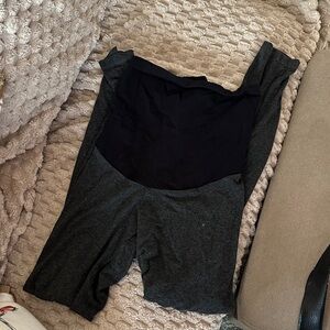 A Pea in the Pod Gray Maternity Leggings size small